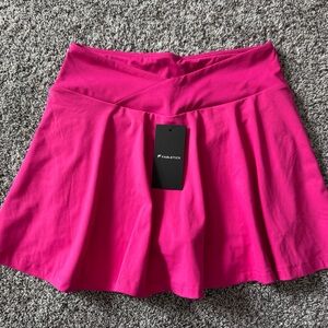 Fabletics Women's Bright Pink Skater Skirt
